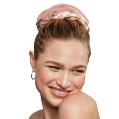 Kitsch two-pack scrunchies packaging shows convenient at-home and on-the-go care