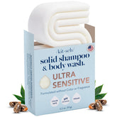 Kitsch ultra-sensitive bar packaging shows compact, travel-friendly design.