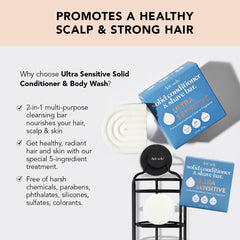 Kitsch travel-friendly bar shown in kit, on-the-go cleansing