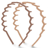 Kitsch Zig Zag headband with non-slip teeth offers secure grip for daily slicked-back styles.
