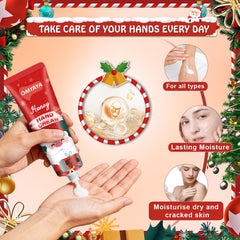 KIYTARBOO Christmas hand cream snowman pattern, cozy winter care