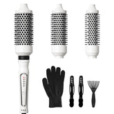 K&K 3 in 1 thermal brush close-up ceramic head for silky smoothing.