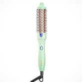 K&K Brush 30 barrel close-up showing smooth ceramic surface for even curl formation