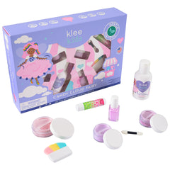 Klee Naturals Tiara Blue mineral eye shadow adds vibrant sparkle safely.