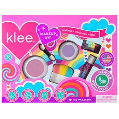 Klee Naturals Whirl With It eye shadow adds gentle color for kids' makeup play.