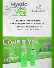 Kleravitex Mystic Complex Vital Ampoules ingredients closeup highlights panthenol and vitamin E benefits