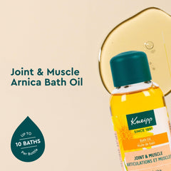 Kneipp Arnica Bath Oil cap being opened for easy post-workout recovery.