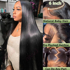 Knosps 13x6 lace front with pre-plucked hairline for easy parting.