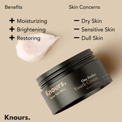 Knours packaging detail emphasizing clean, eco-friendly design.