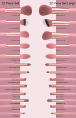 Koccido blush brush for even powder application and gentle contouring.