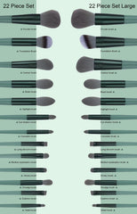 Koccido cheek brush helps even powder and natural contour.