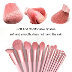 Koccido makeup brushes large pink ergonomic handles provide comfortable grip for precision