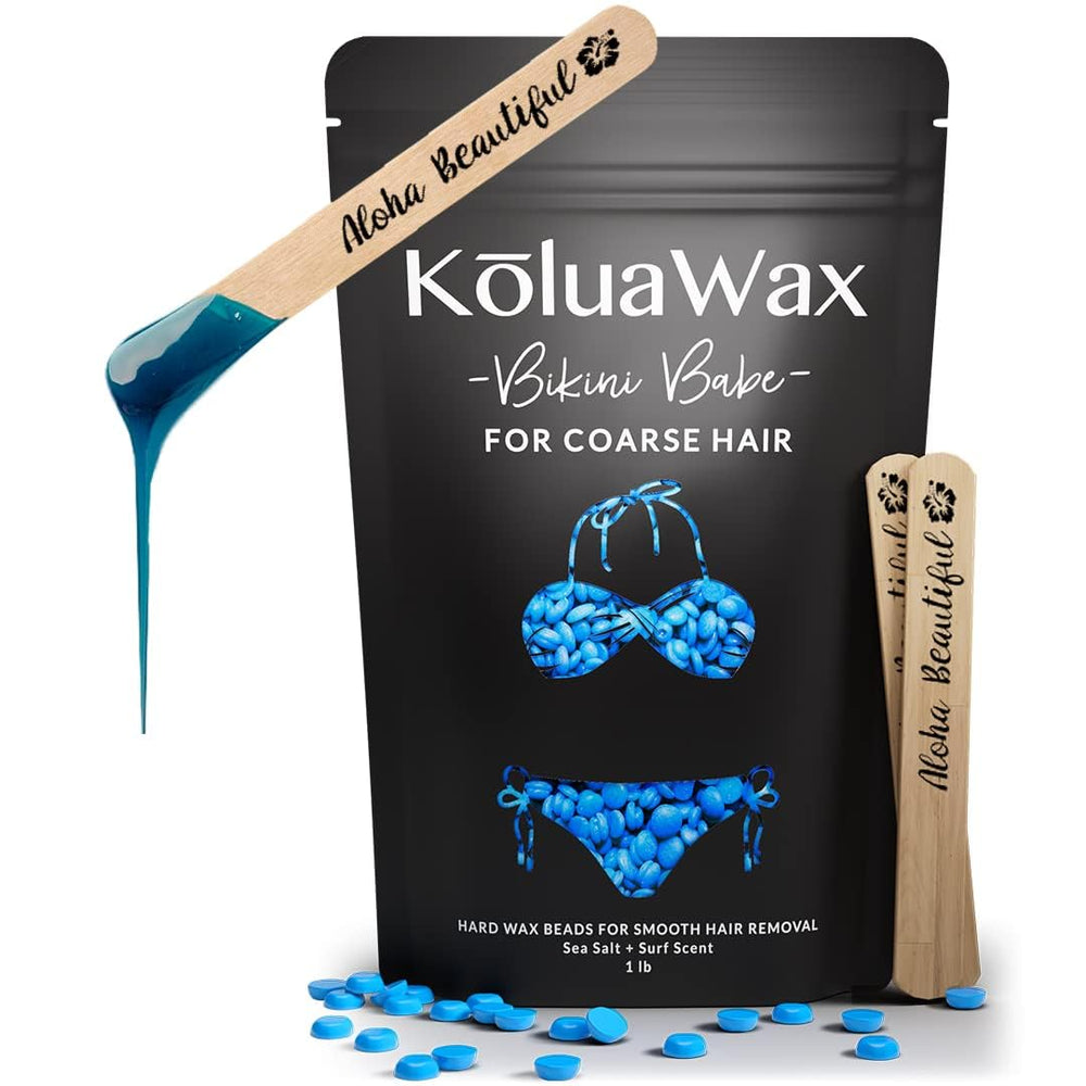 KoluaWax hard wax beads for face provide precise grip on coarse hair