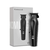 KOMINGDON beard trimmer front view showing ergonomic grip for precise grooming.