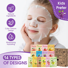 KONEUK skin-friendly cotton sheet masks suitable for sensitive or dry skin.