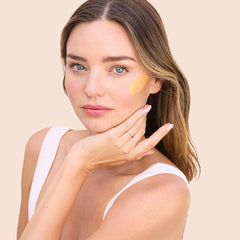 KORA Organics Turmeric Glow Refill Pod packaging closeup highlighting sustainable refill