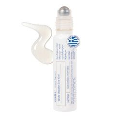 KORRES Greek Yoghurt Wide Awake Eye Gel Roller application for cooling depuffing