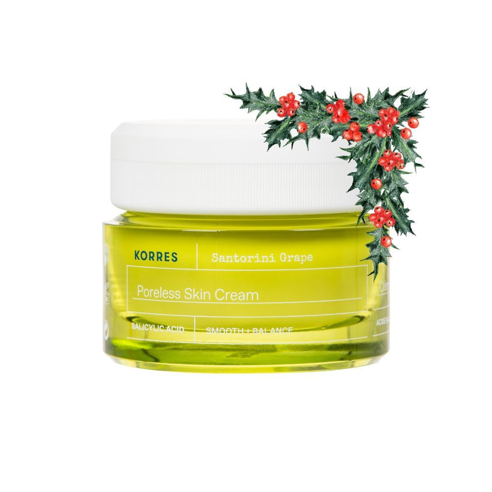 KORRES Santorini Grape poreless-cream tube shows gel texture for all-day hydration