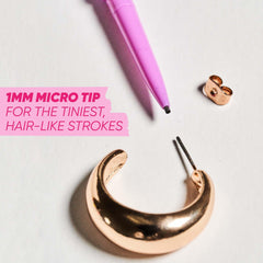 Kosas Brow Pop Nano detailed strokes for natural-looking brows.