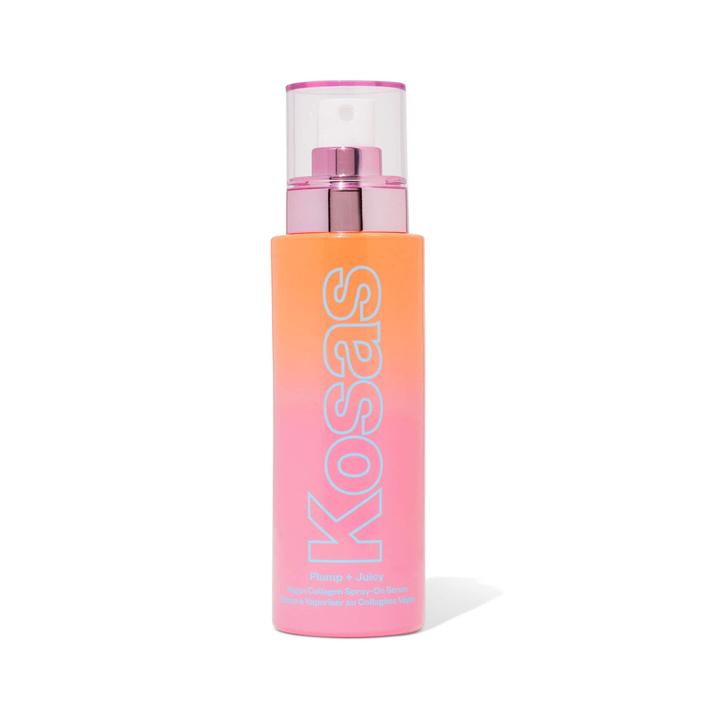 Kosas Plump and Juicy vegan collagen spray front view for enhanced hydration