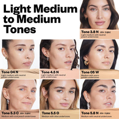 Kosas Revealer Concealer swatch in tone 3-8-N demonstrates accurate shade match.