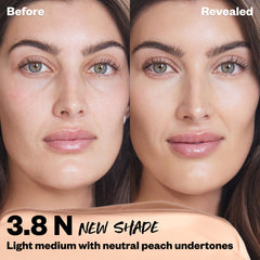 Kosas Revealer Concealer tube closeup shows smooth texture for natural finish.