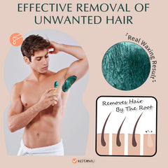 KOTAMU Jasmine hard wax beads for the face, gentle on fine facial hair.