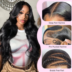 KOTTN virgin human hair body wave texture with soft movement