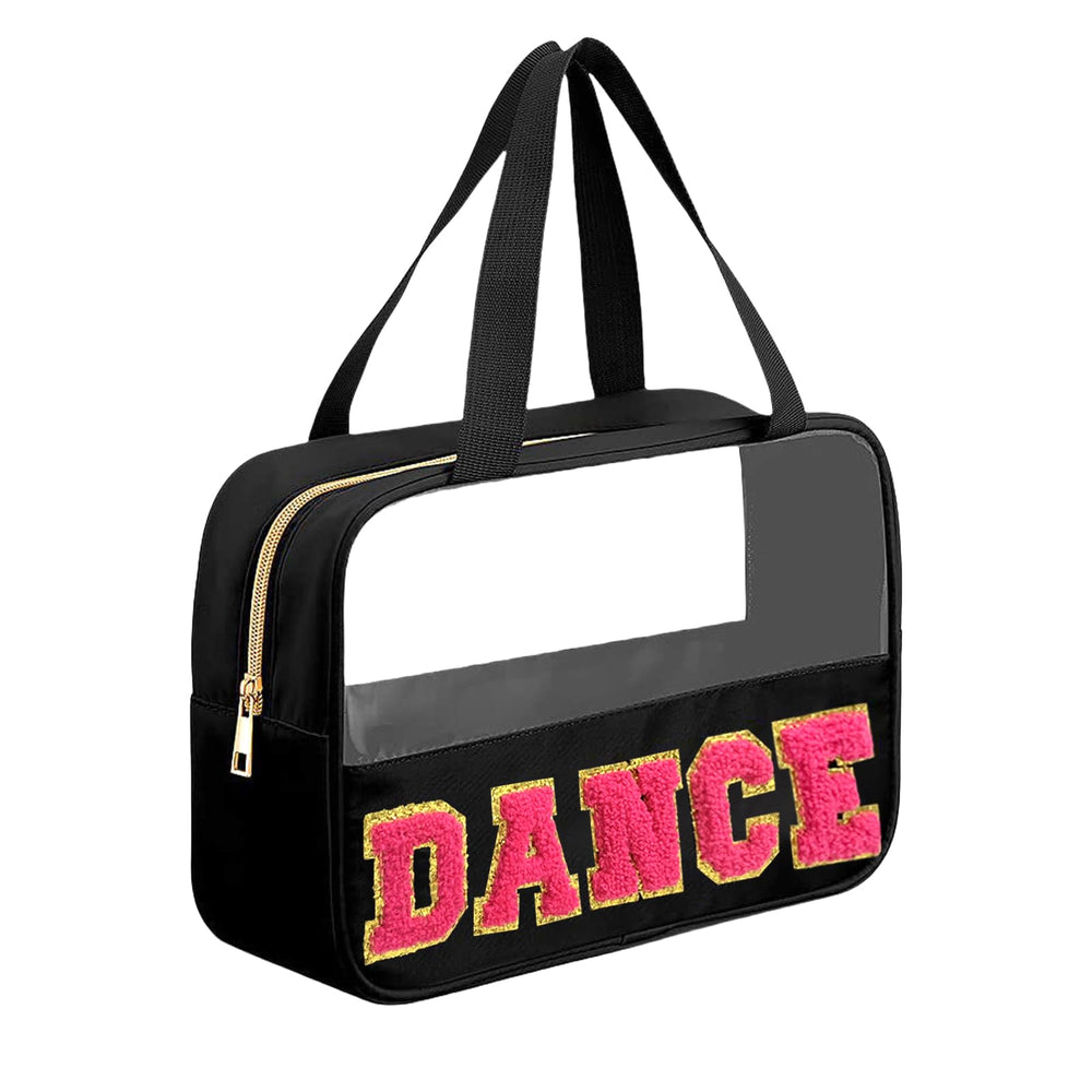Kovewon chenille dance bag letters highlight a chic recital gift for storage needs