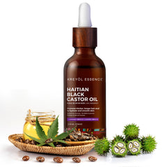 Kreyol Essence cold-pressed oil texture close-up for deep hydration and softer hair.