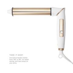 Kristin Ess titanium barrel wand delivers fast heat and glossy shine