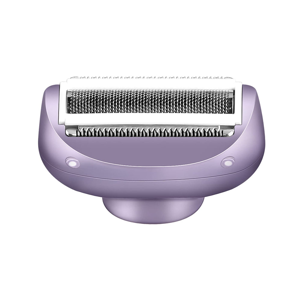 Krovena replacement shaver head top view shows precision blades for sensitive skin.