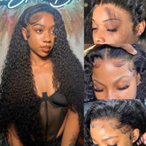 Ksflaae Water Wave 13x6 lace-front wig full length 26 inch for natural, versatile styling