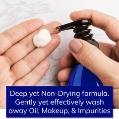 Ktchn Apothecary natural hydrating foaming facial cleanser hand-lather demonstrates a hydrating cleanse for all skin types