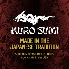 Kuro Sumi American-made packaging visual emphasizing quality standards.