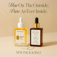 KUSHI Bee Venom Serum packaging highlights clean beauty and cruelty-free values.