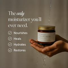 KUSHI organic lavender oil application demonstrates calming aroma for skin care