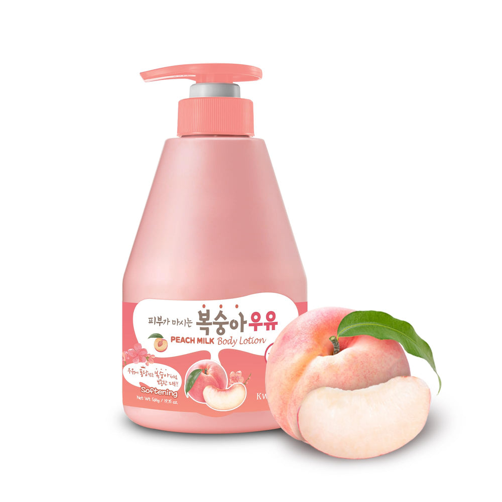 Kwailnara Peach Milk Lotion bottle for daily hydration