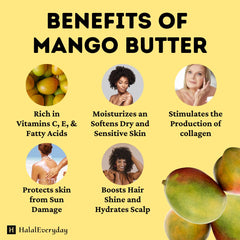 Kyabo mango butter texture and appearance for formulations