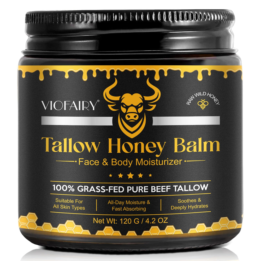 KZUO Beef Tallow face jar ready for daily skin hydration.