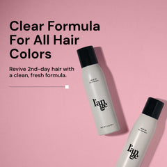 L'ANGE HAIR Deja Vu dry shampoo texture close-up shows easy blending with color.