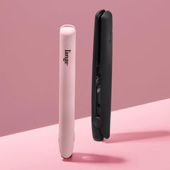 L'ANGE HAIR Le Ceramique 1-Pass Flat Iron glossy finish for shiny, healthy-looking strands.
