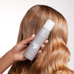 L'ANGE HAIR Style Revival Dry Shampoo Spray on roots: boosts lift and body between washes.
