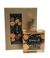 L'Aromarine Outremer Vanille EDT bottle in Art Deco design for refined everyday wear.