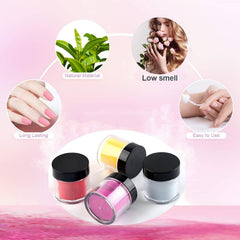 L-Bulice 3D nail art design powder for creative extensions.