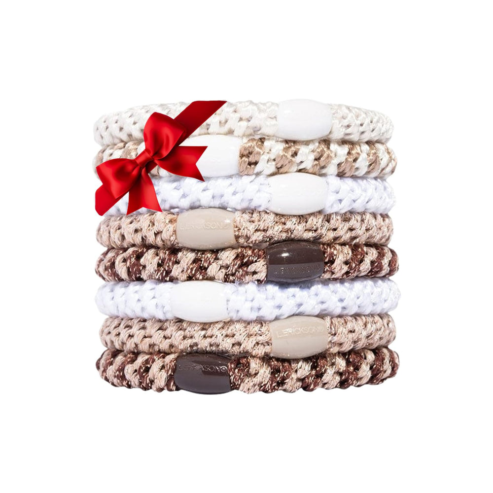 L. Erickson hair ties grab-and-go pack keeps thick ponytails secure without snagging
