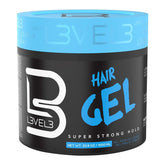 L3 Hair Gel packaging front showing sleek bottle for quick hold and lasting style