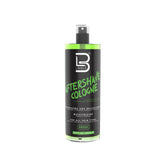 L3 Level 3 aftershave spray bottle closeup showing moisturizing promise after shaving