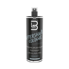 L3 Level 3 aftershave spray bottle closeup with premium packaging and refreshing post-shave feel.