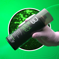 L3 Level 3 Oil Sheen Spray on hair with glossy finish after styling
